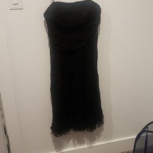 Black lace dress